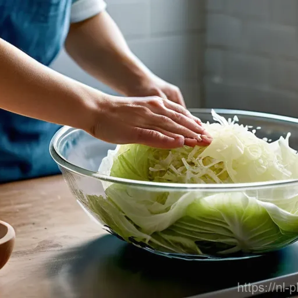가정에서 만드는 프로바이오틱스 음식 - **A heartwarming scene in a clean, sunlit Dutch kitchen.** A person (wearing modest, casual clothing...