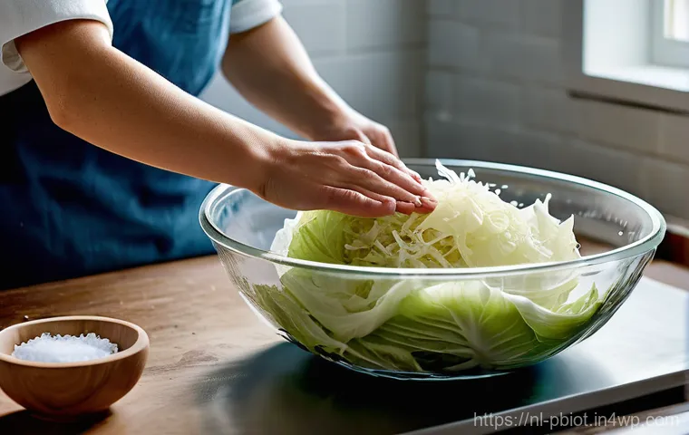 가정에서 만드는 프로바이오틱스 음식 - **A heartwarming scene in a clean, sunlit Dutch kitchen.** A person (wearing modest, casual clothing...
