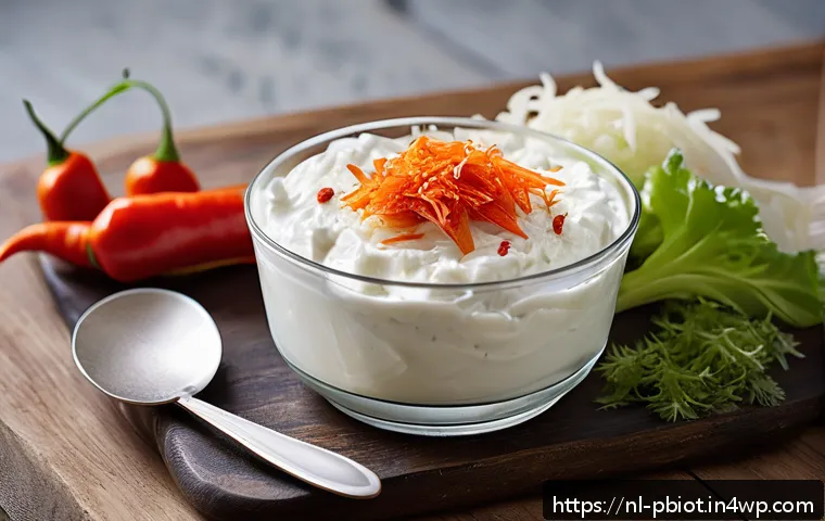 프로바이오틱스 음식에 대한 FAQ - A vibrant, detailed still life of traditional Dutch probiotic foods arranged on a rustic wooden tabl...